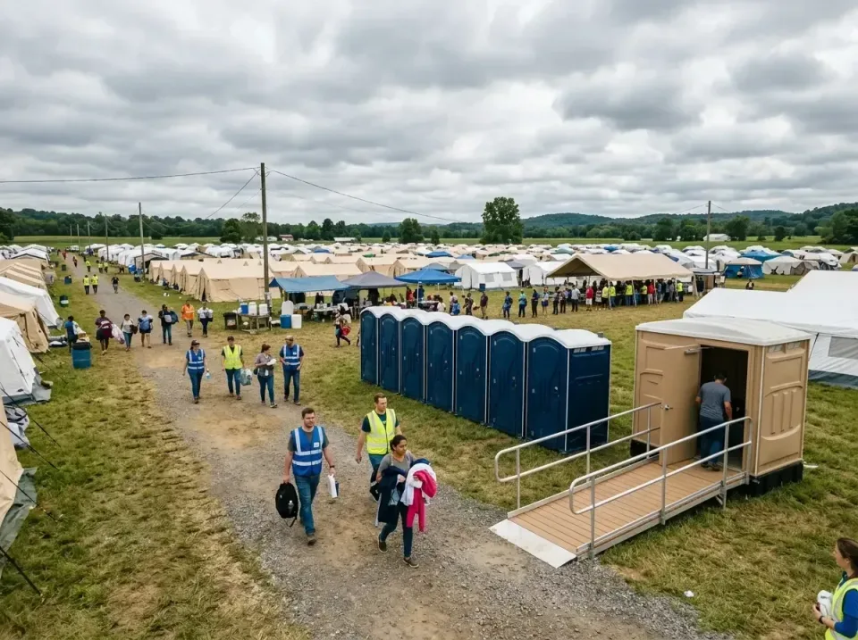 disaster-relief-camp-restrooms-010 — frequently asked questions, Dumpster & Portable Bathrooms Rental in Winfield, IN